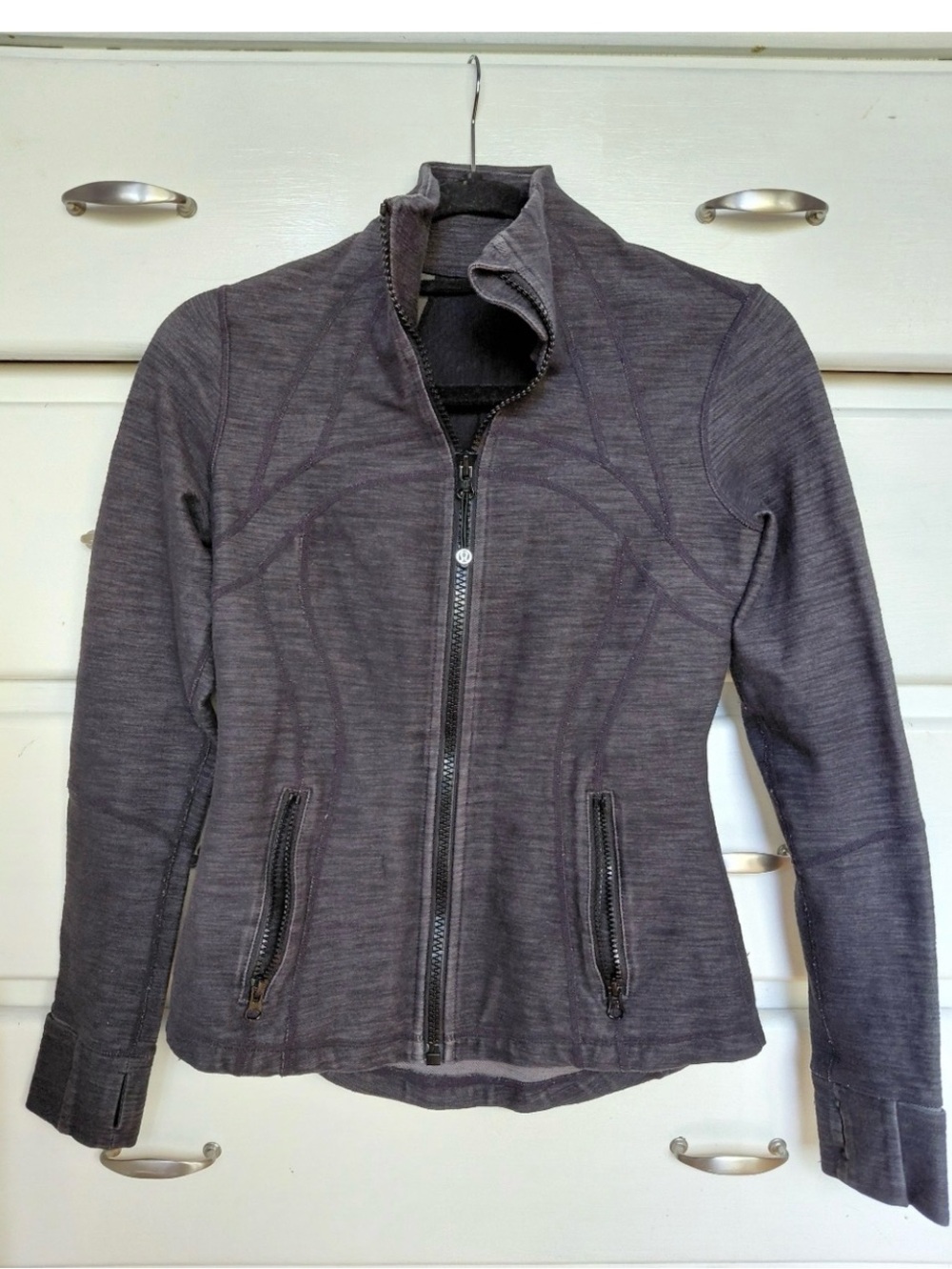 lululemon charcoal zip-up